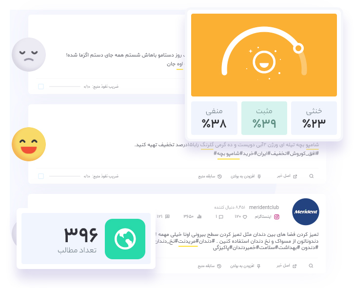 تحلیل احساسات مخاطبان در رسانه‌ها