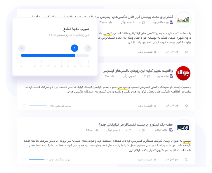 سنجش ضریب نفوذ روزنامه‌ها